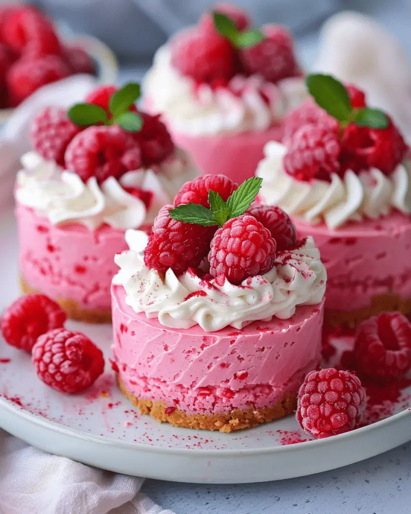 Mini Raspberry Cheesecakes (No-Bake Option Included)