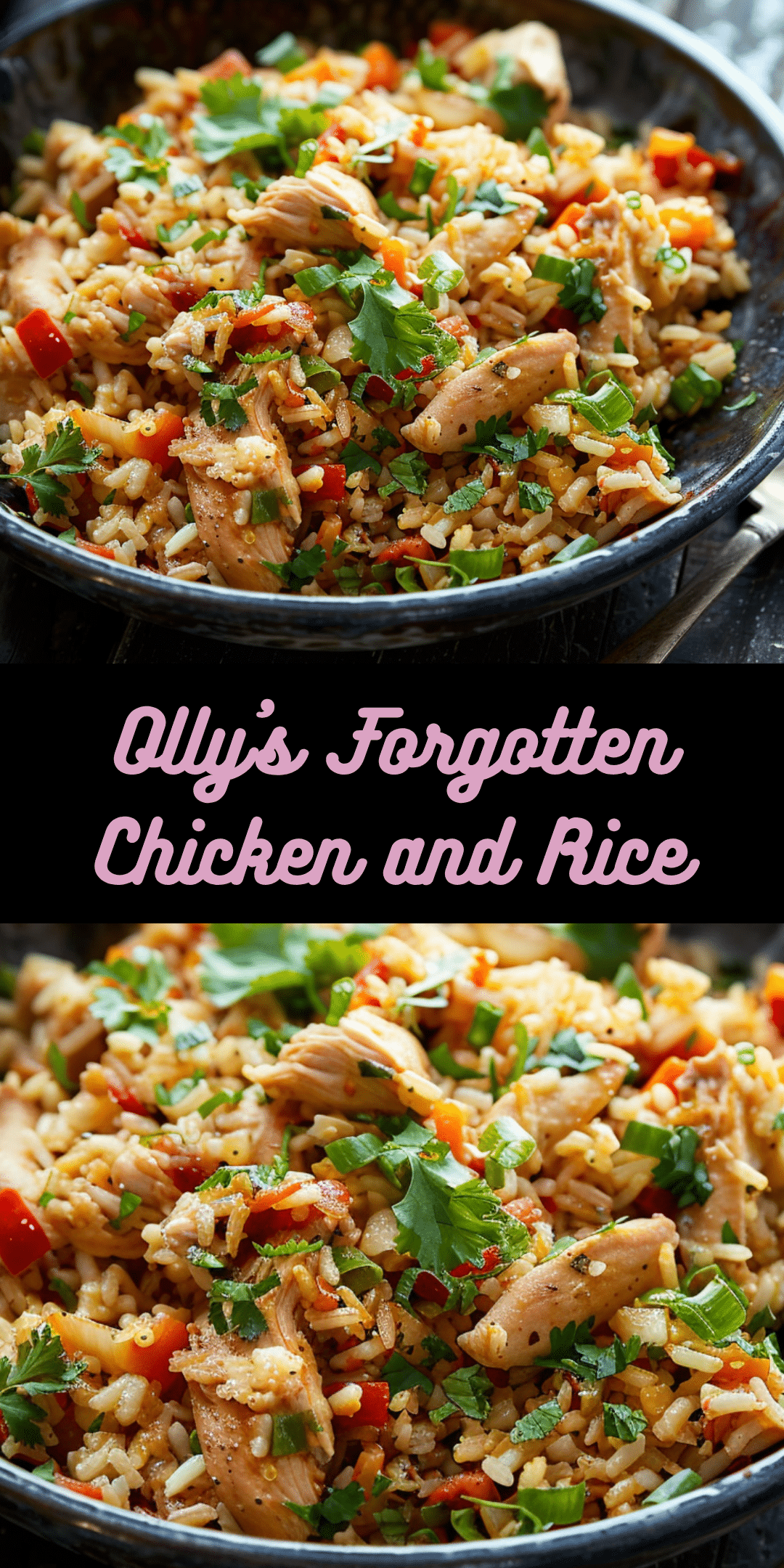 Olly’s Forgotten Chicken and Rice - Cooking With Blog