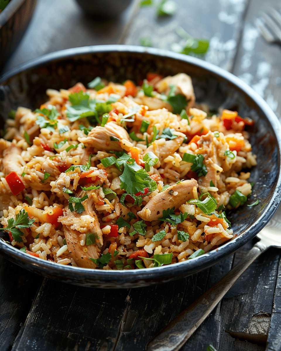 Olly’s Forgotten Chicken and Rice - Cooking With Blog