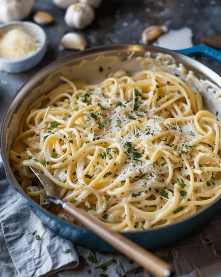 One-Pot Creamy Garlic Pasta