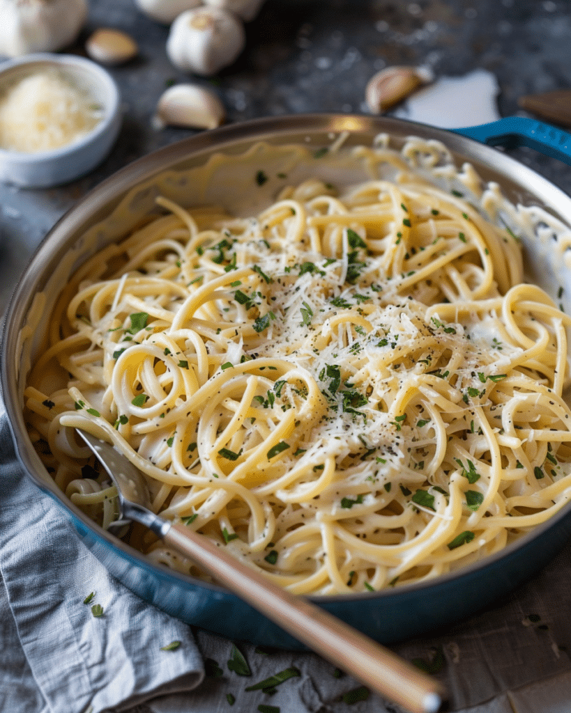 One-Pot Creamy Garlic Pasta
