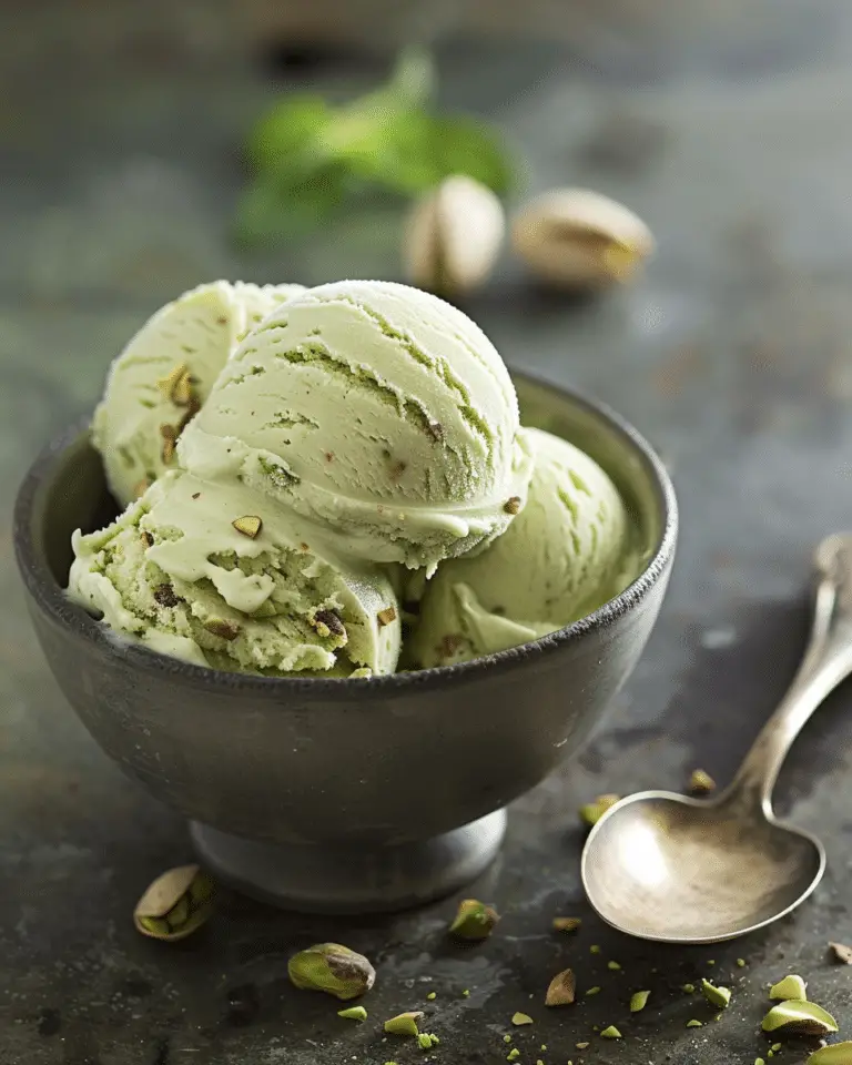 Pistachio Frozen Yogurt