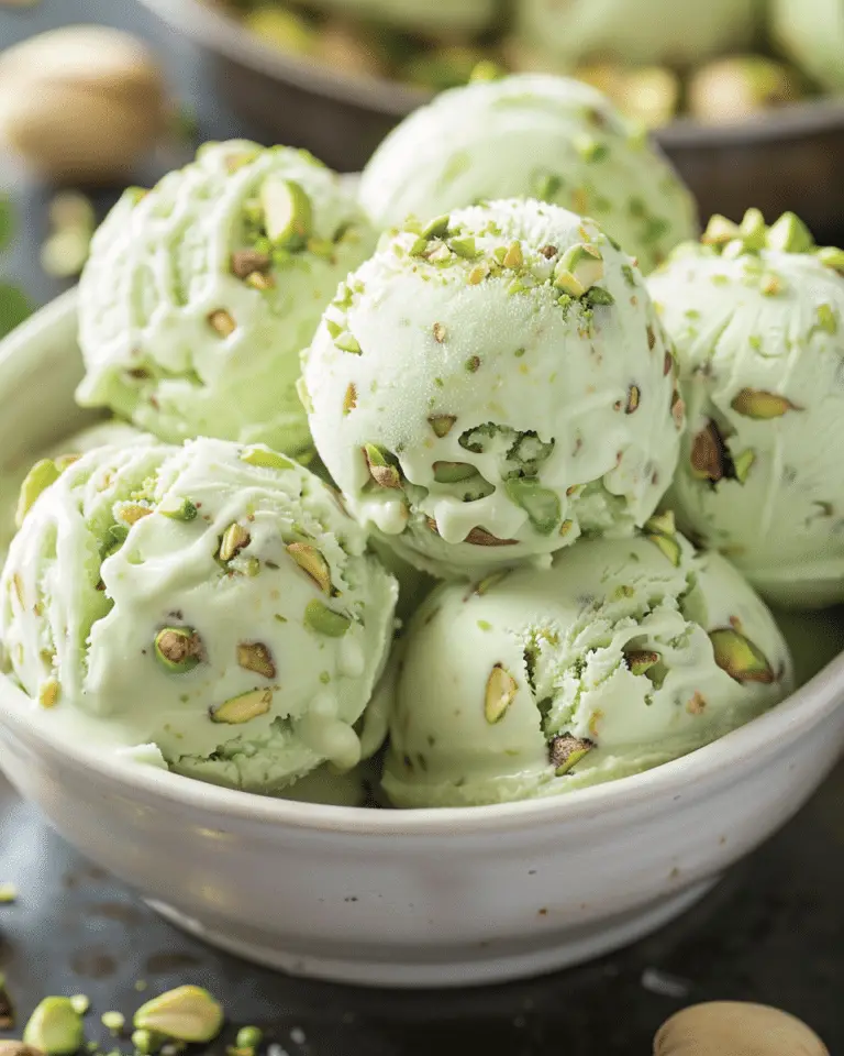 Pistachio Frozen Yogurt Bites