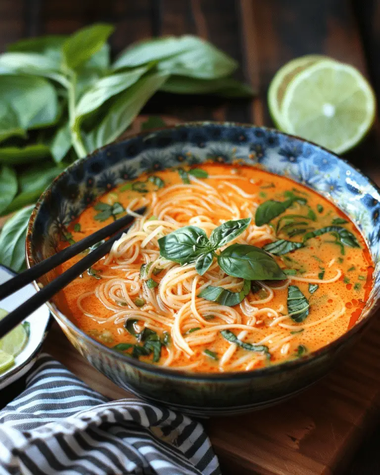 Red Curry Thai Noodle Soup