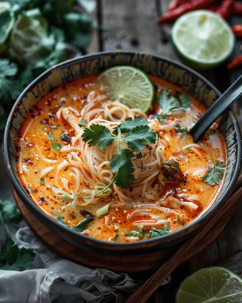 Thai Red Curry Noodle Soup