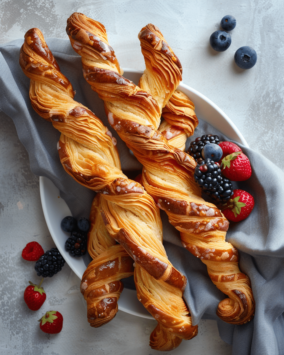 Berry Puff Twists