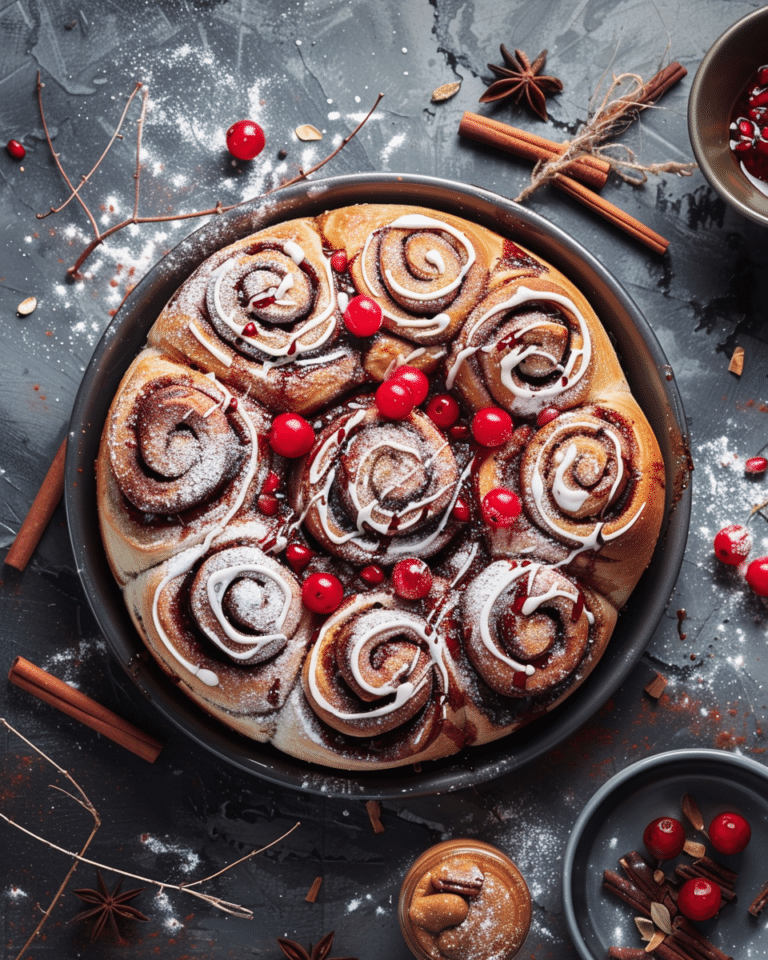 Black Forest Cinnamon Rolls