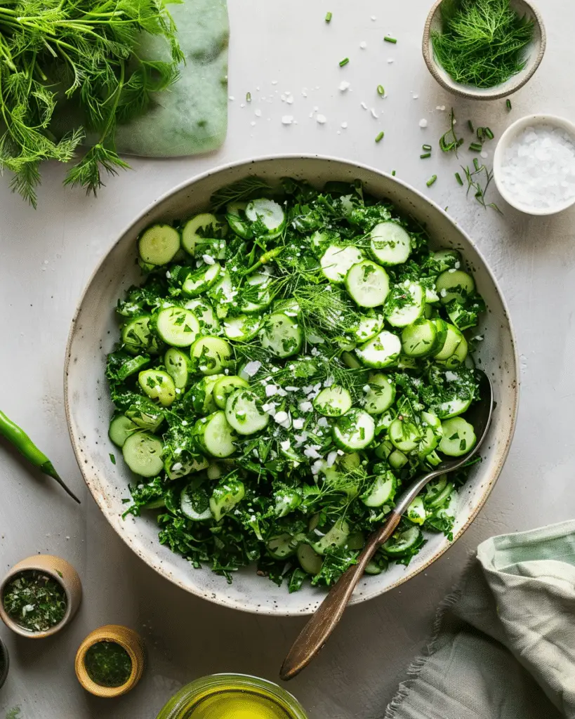 Chopped Green Goddess Salad