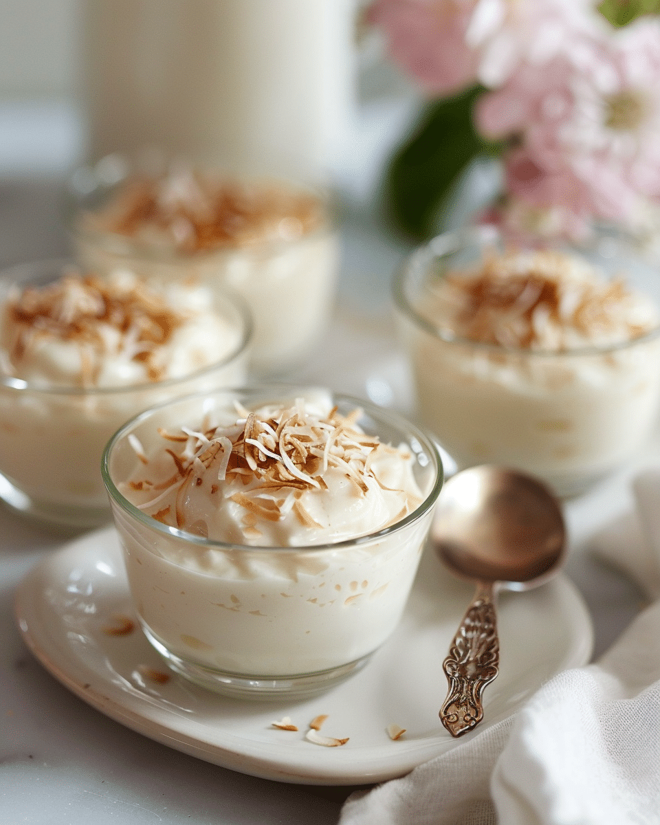 Coconut Milk Pudding