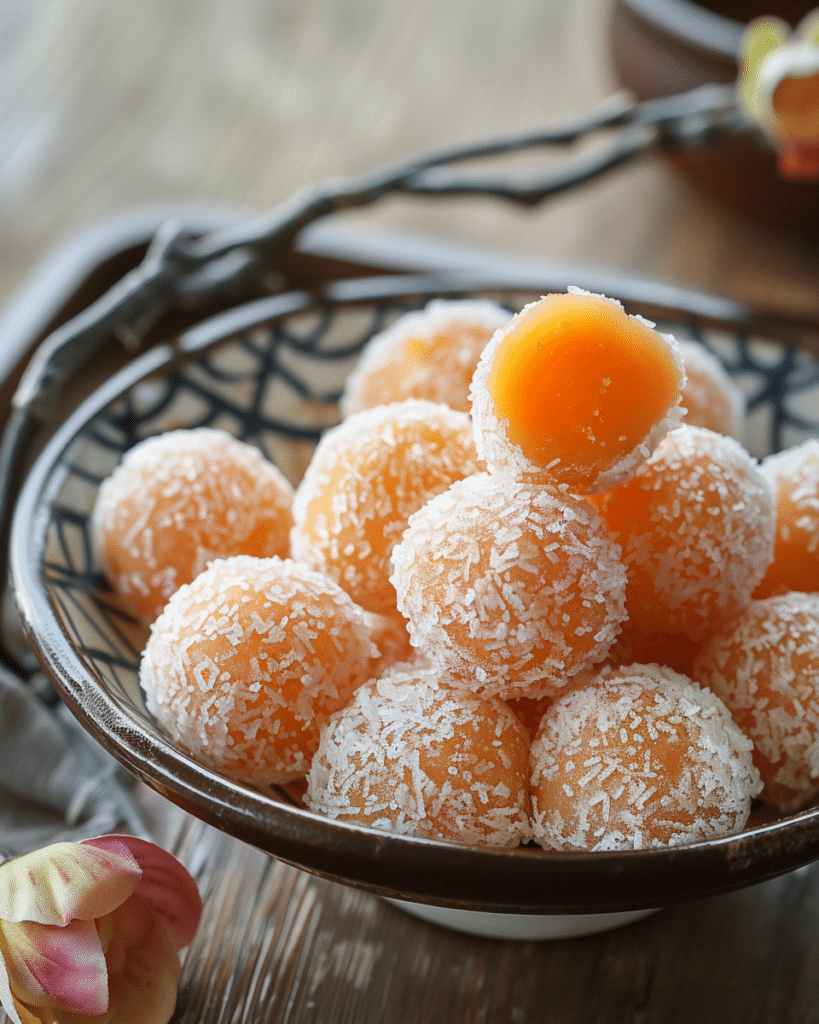 Crispy Sweet Potato Mochi Balls