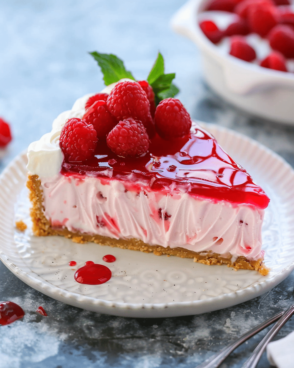 Easy Homemade Jello No Bake Cheesecake
