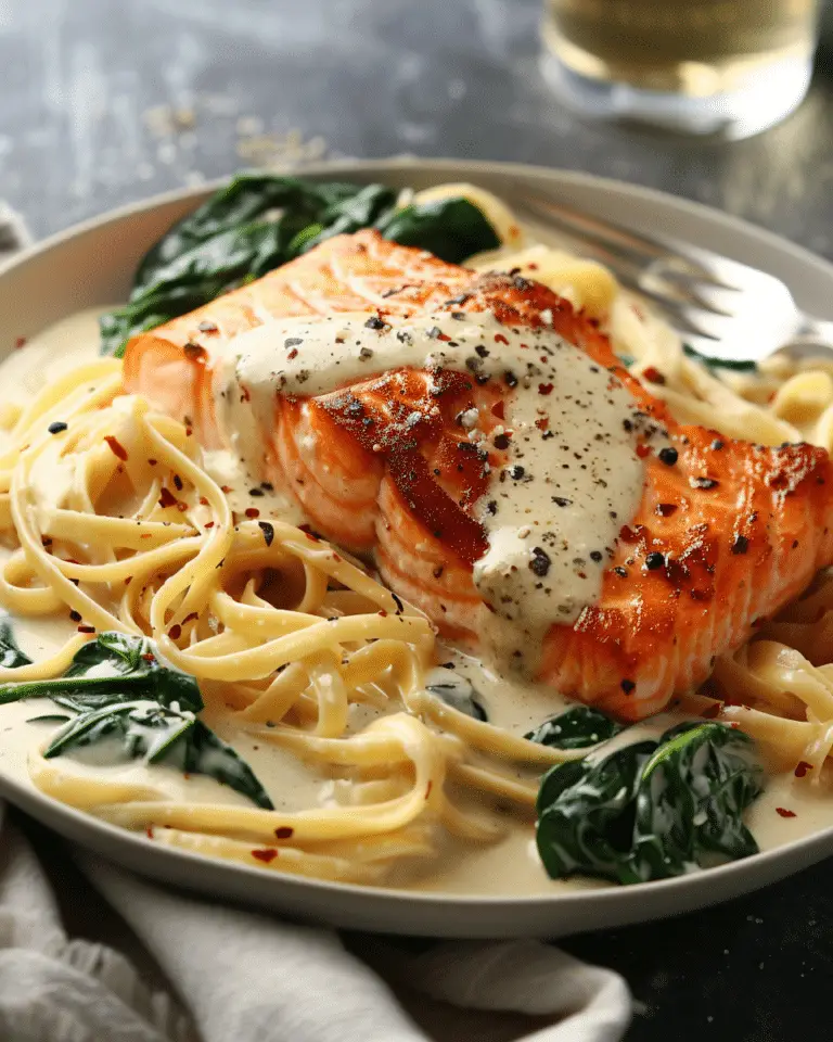 Easy Salmon Florentine
