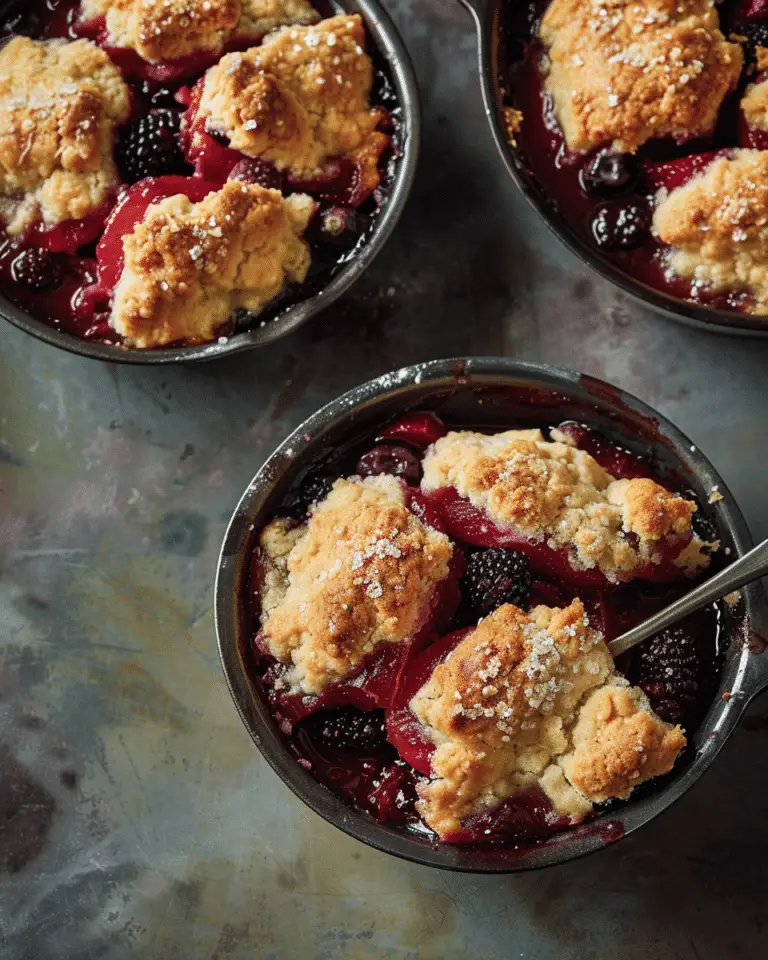 Four Cozy Fruit Cobblers