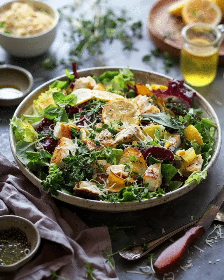 Harvest Salad with Lemon Thyme Dressing