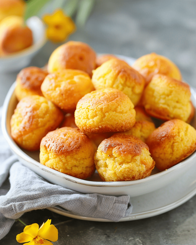 Honey Butter Cornbread Poppers