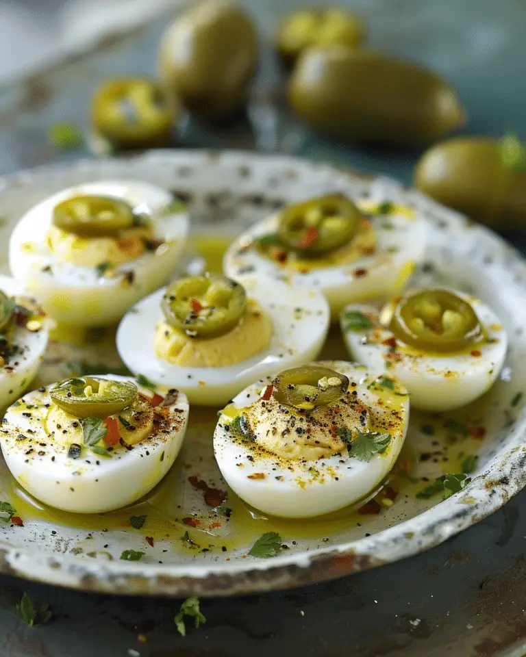 Jalapeño Pickled Eggs