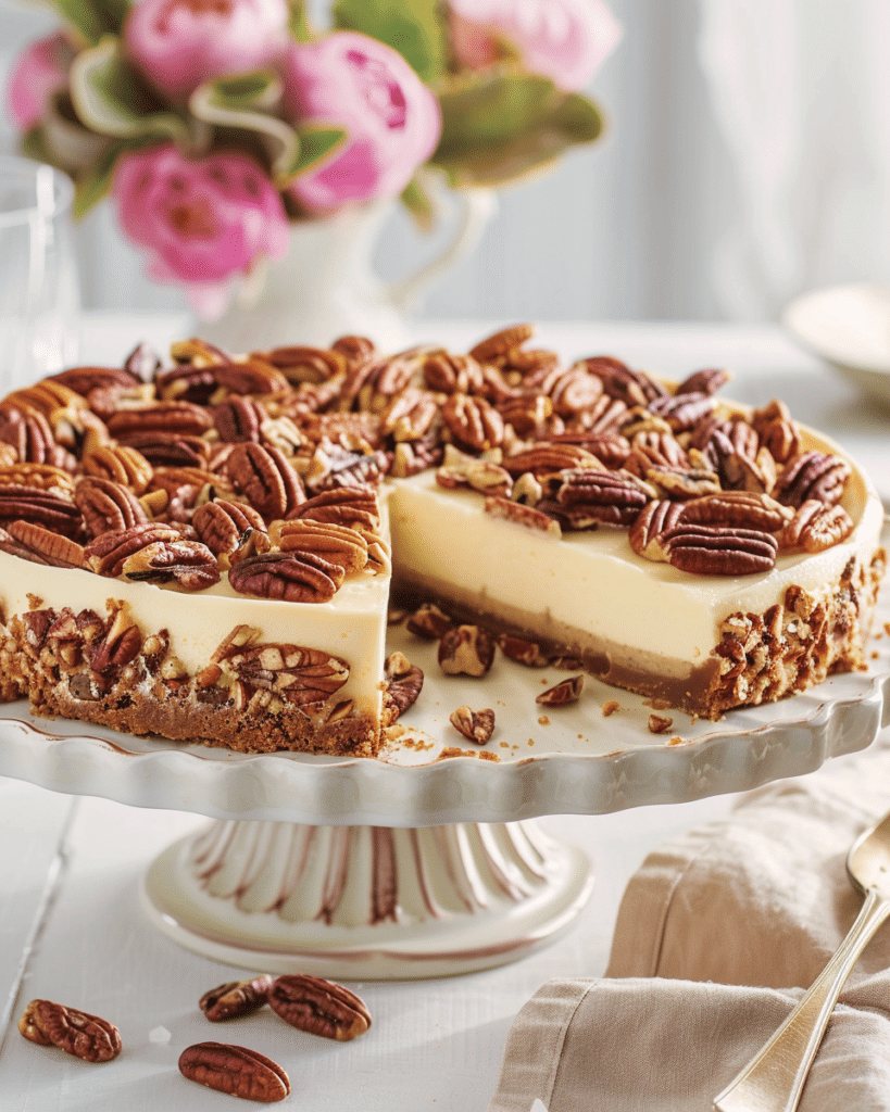 Kentucky Derby Pecan Pie Cheesecake