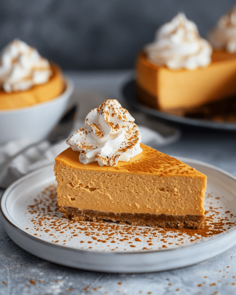 Keto No-Bake Pumpkin Cheesecake