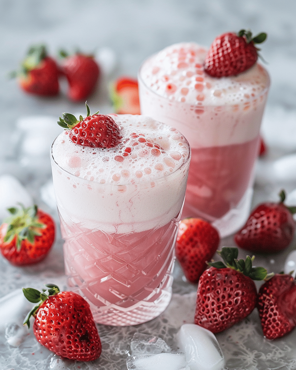 Korean Strawberry Milk