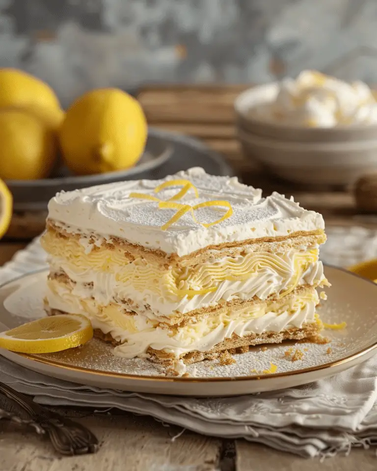 Lemon Eclair Cake