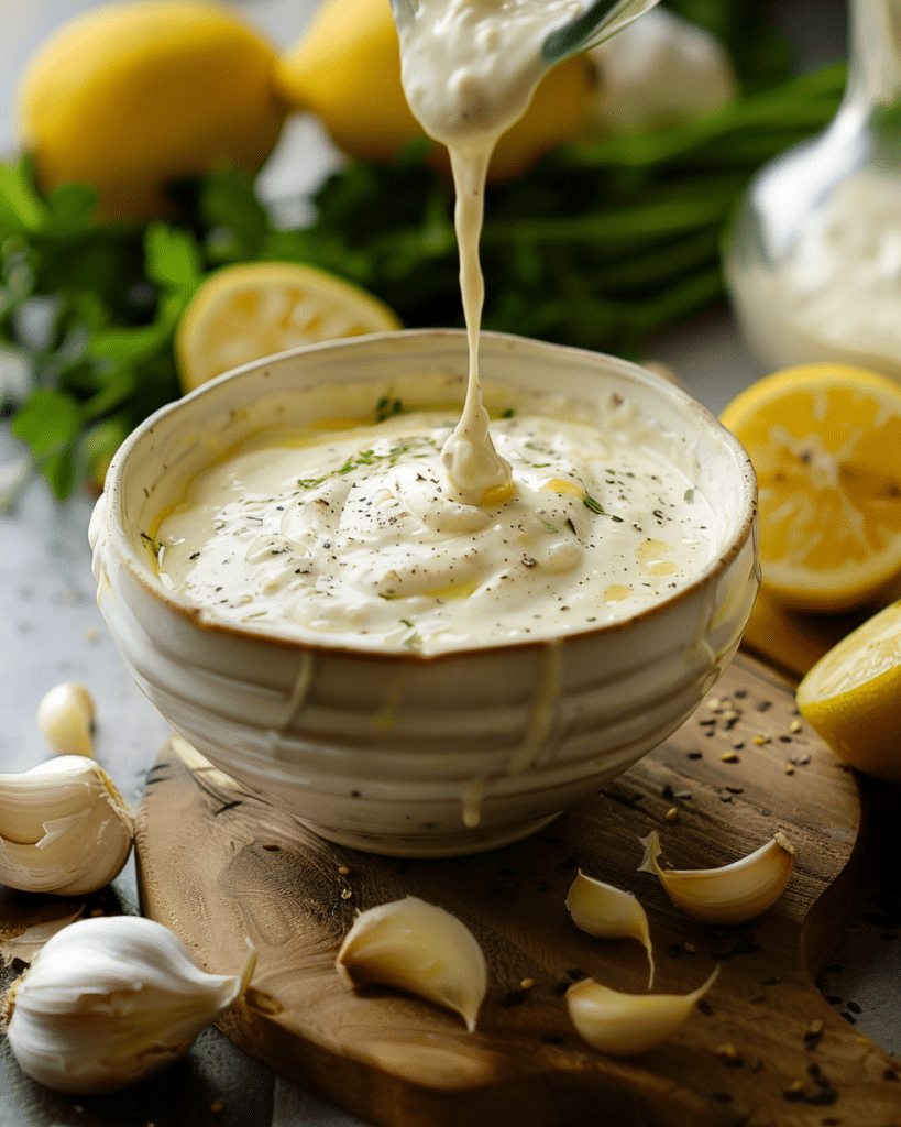 Lemon Garlic Tahini Dressing
