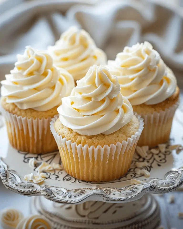 Moist Vanilla Cupcakes
