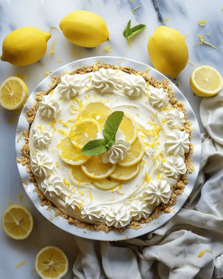 No-Bake Lemon Pie
