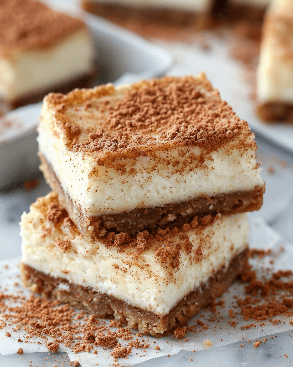 Snickerdoodle Cheesecake Bars