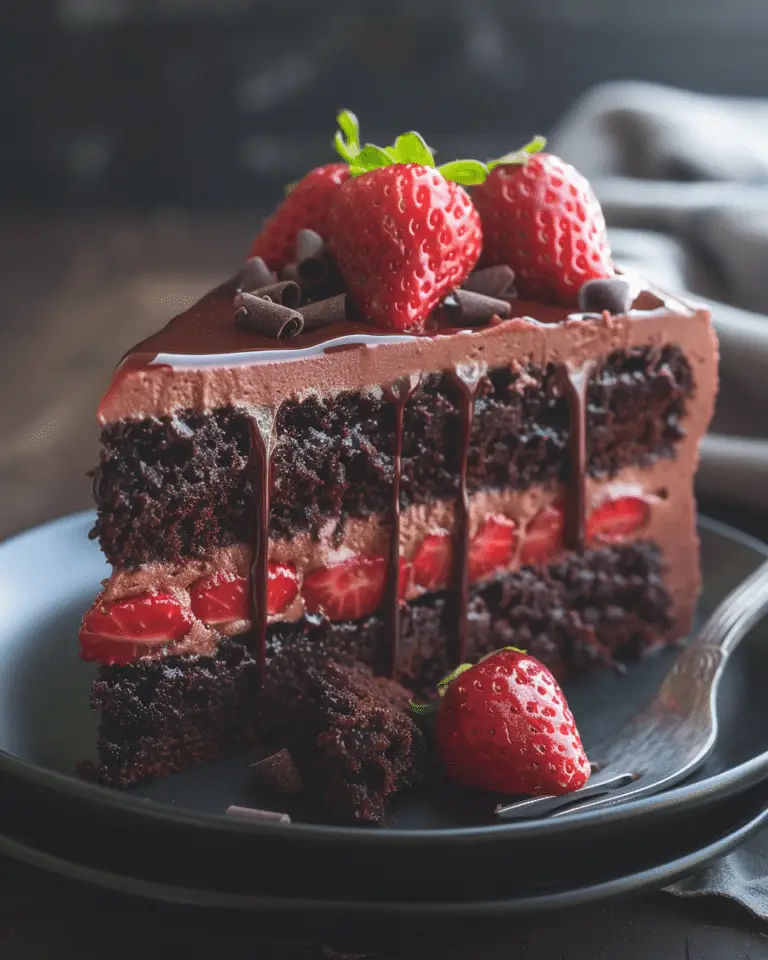 Strawberry Chocolate Cake