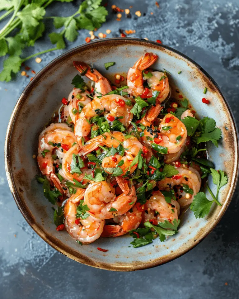 Sweet Heat Jalapeño Pickled Shrimp