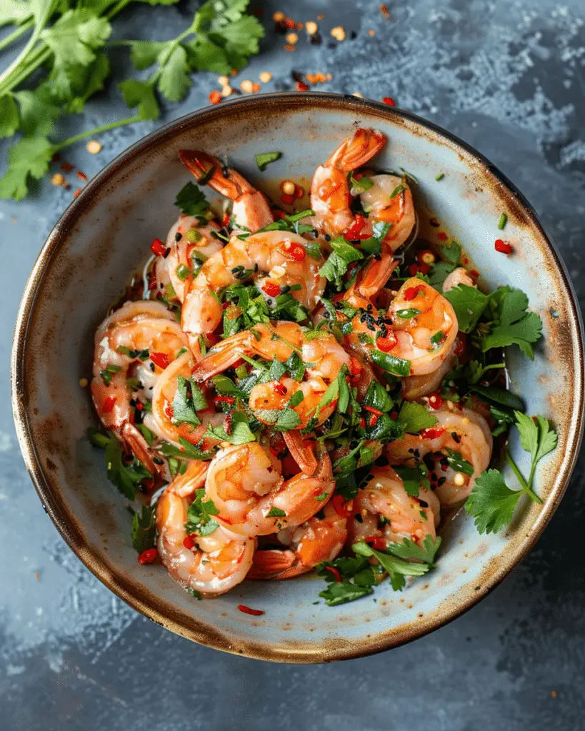 Sweet Heat Jalapeño Pickled Shrimp