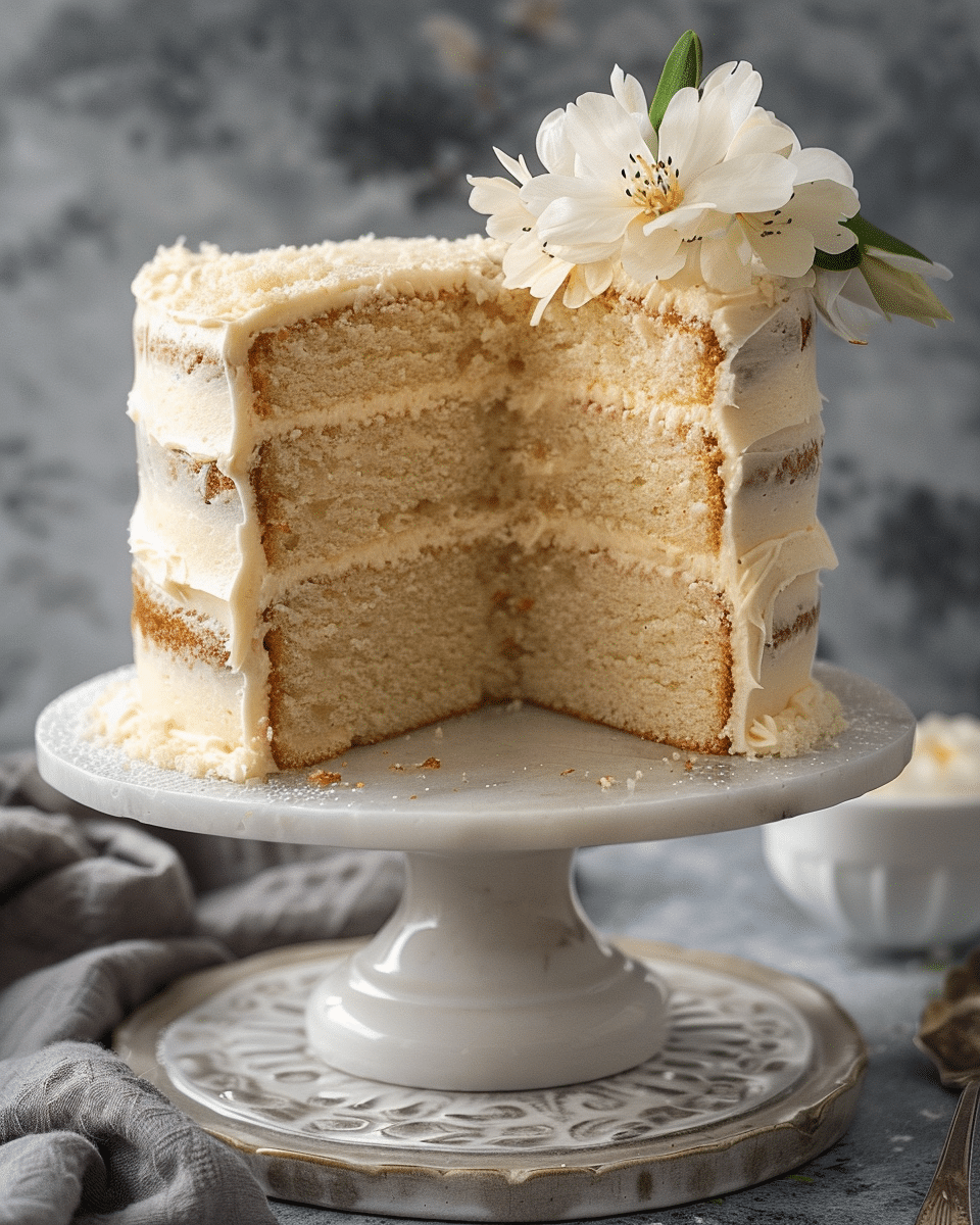 The Ultimate Moist Vanilla Cake