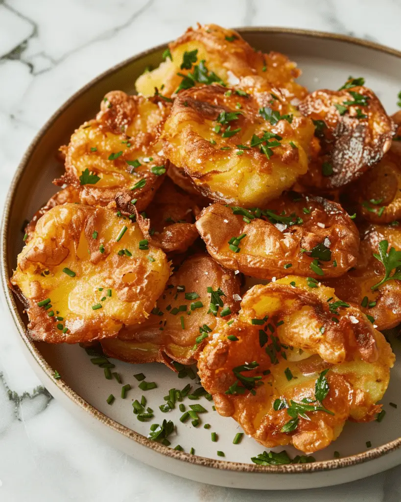 Ultra Crispy Smashed Potatoes
