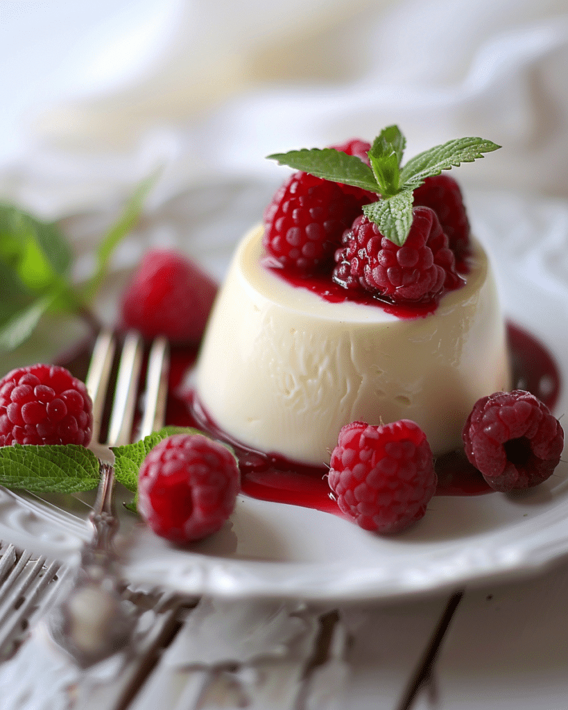 Vegan Vanilla Panna Cotta