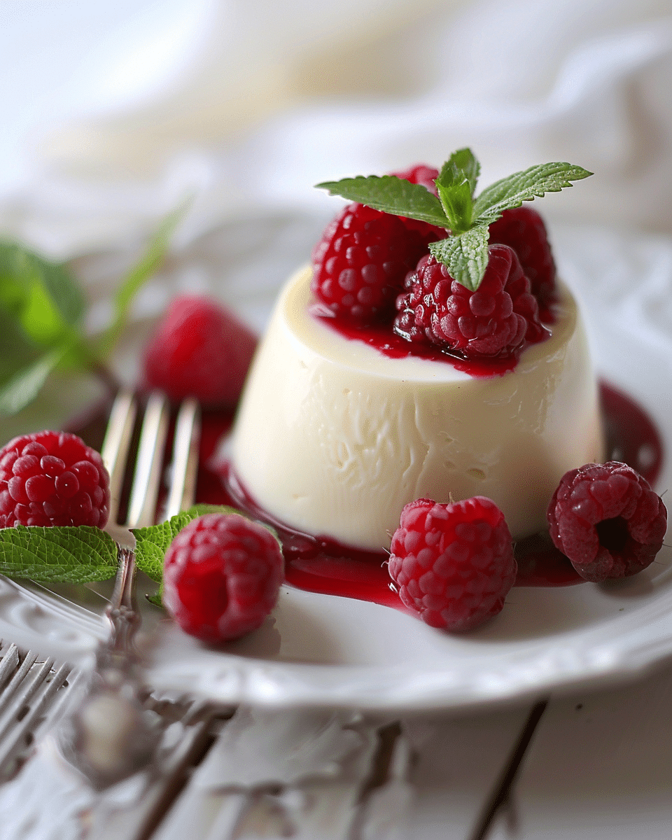 Vegan Vanilla Panna Cotta