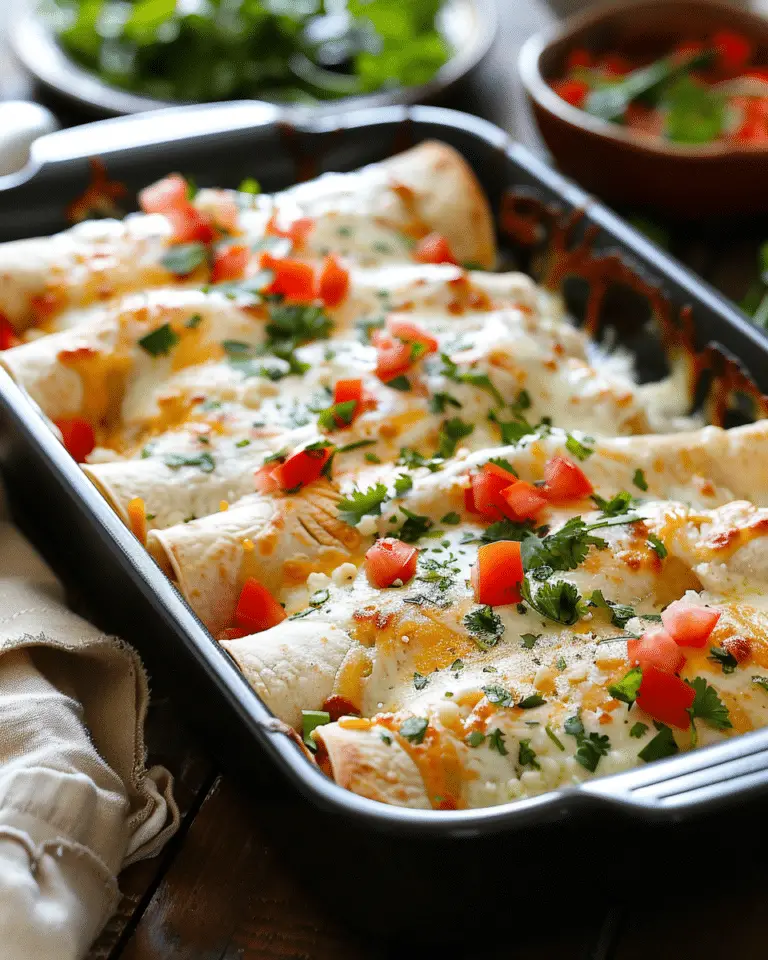 White Chicken Enchiladas
