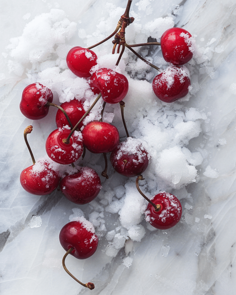 Cherries in the Snow