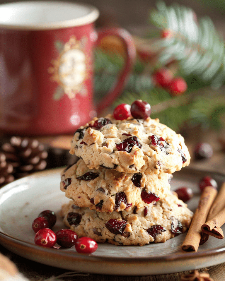 Cranberry Breakfast Cookies
