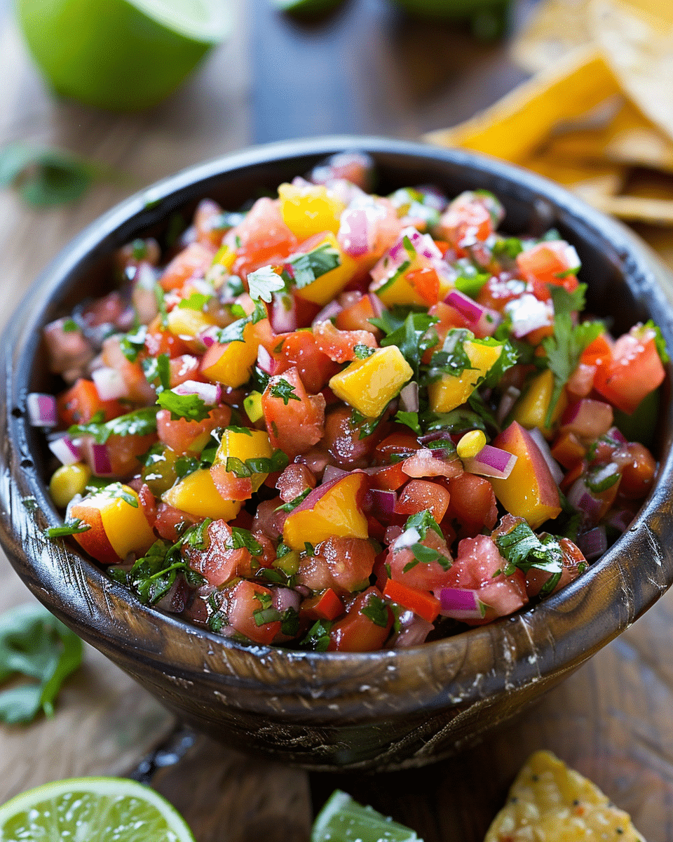 Fresh Peach Salsa