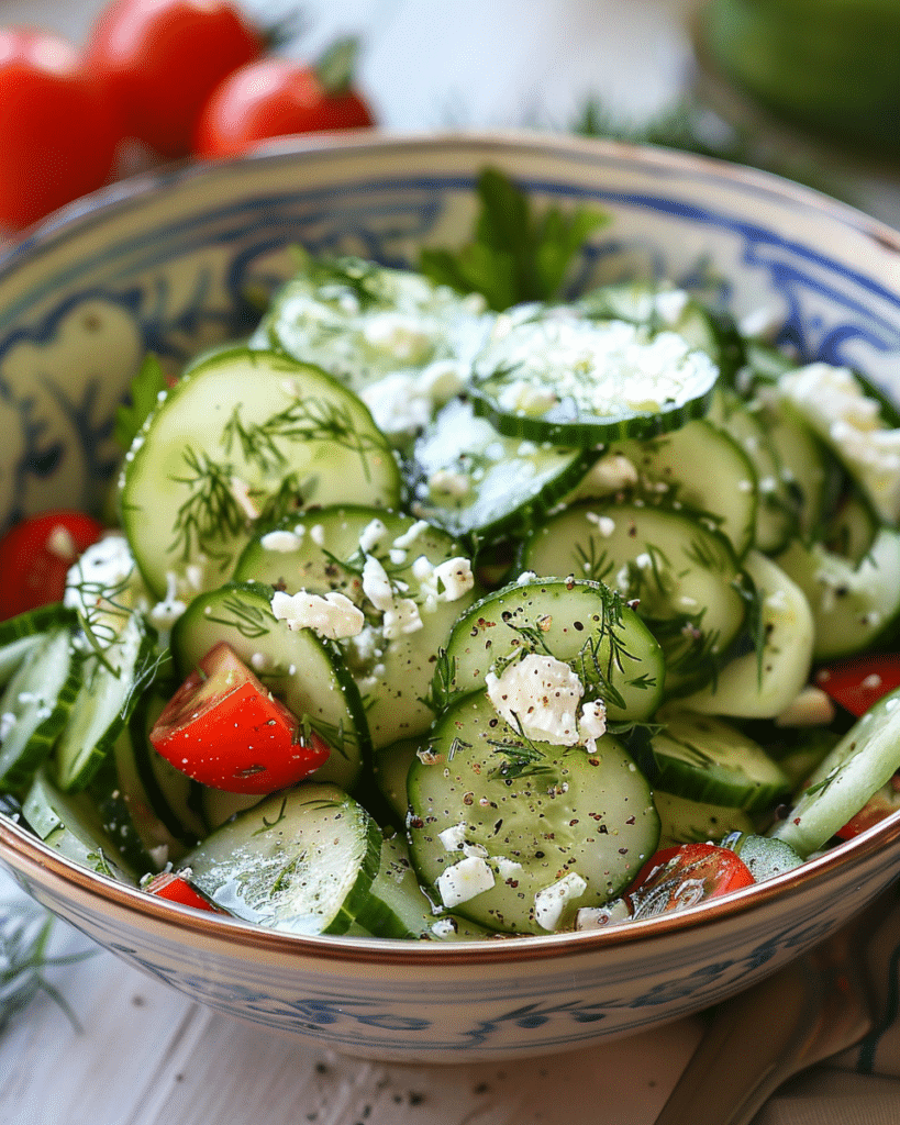 Greek Cucumber Salad