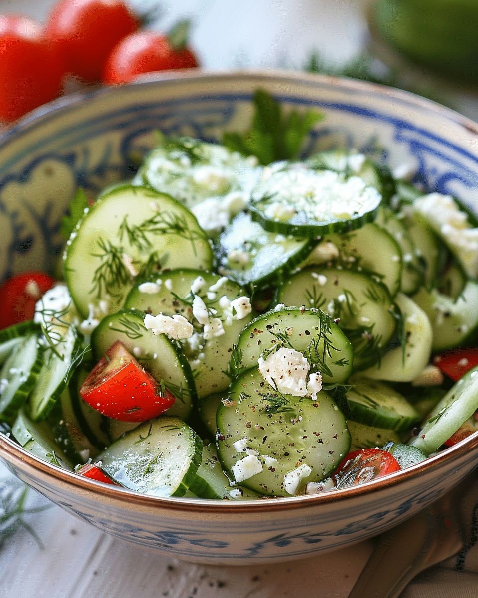 Greek Cucumber Salad