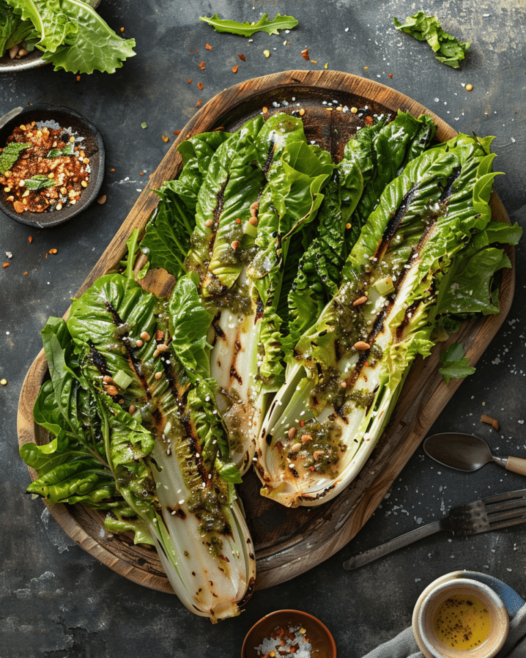 Grilled Romaine Salad