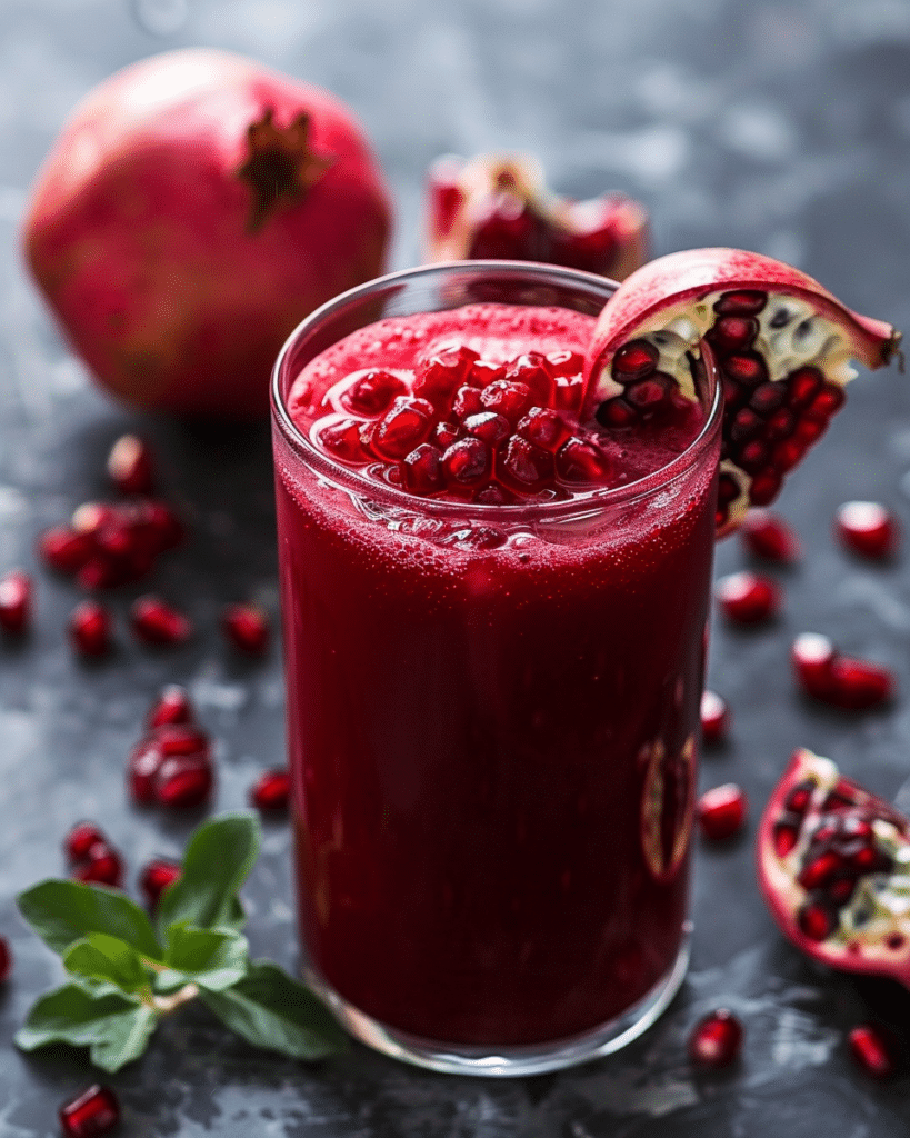 Homemade Pomegranate Juice