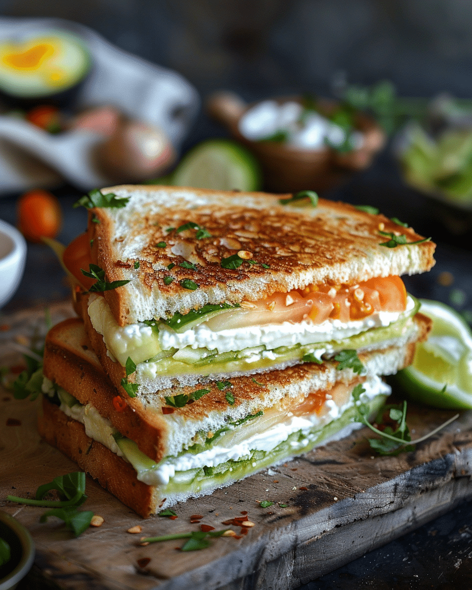 Hung Curd Sandwich