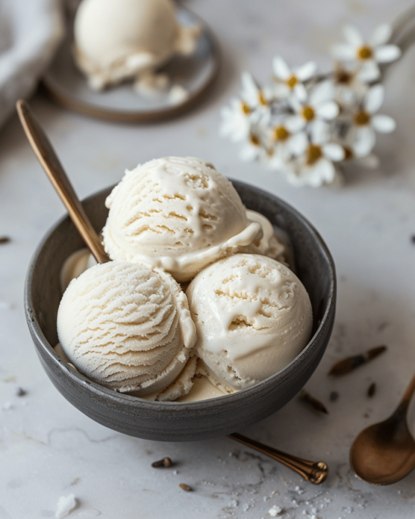 Keto Vanilla Ice Cream