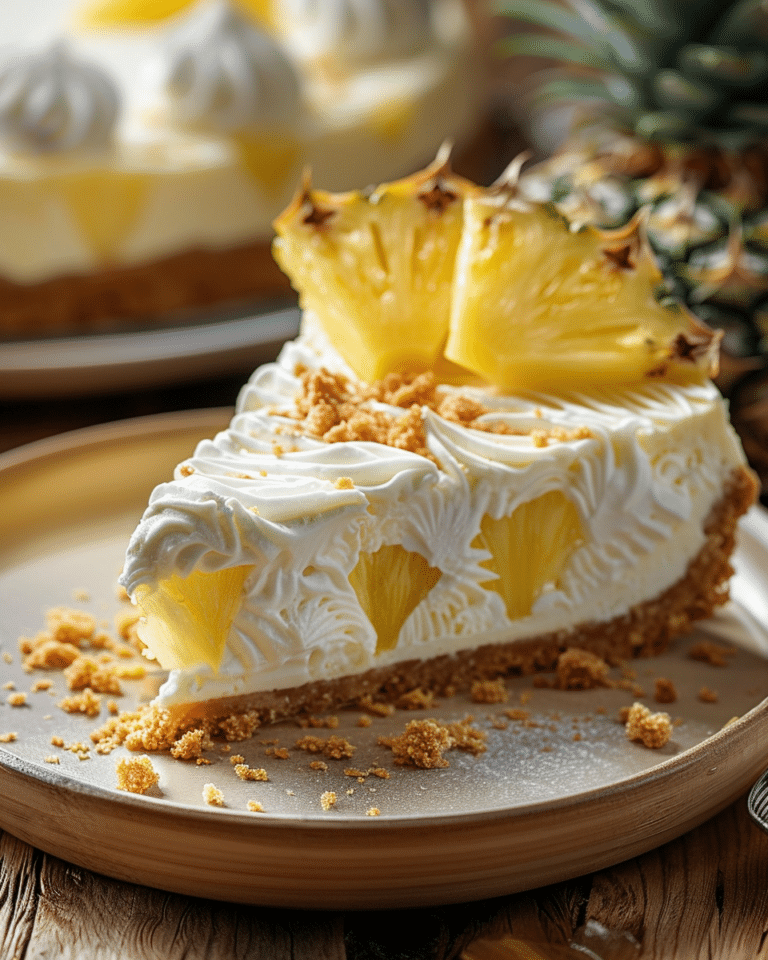 Pineapple Cheesecake Dessert