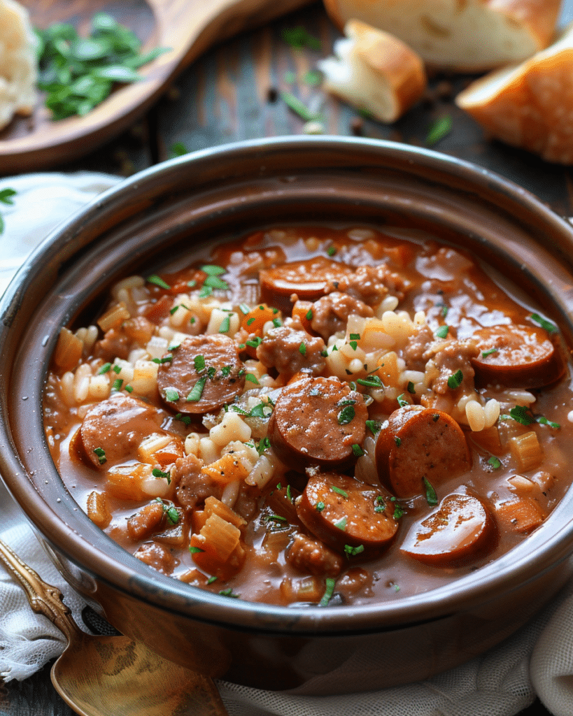 Slow Cooker Sausage Casserole