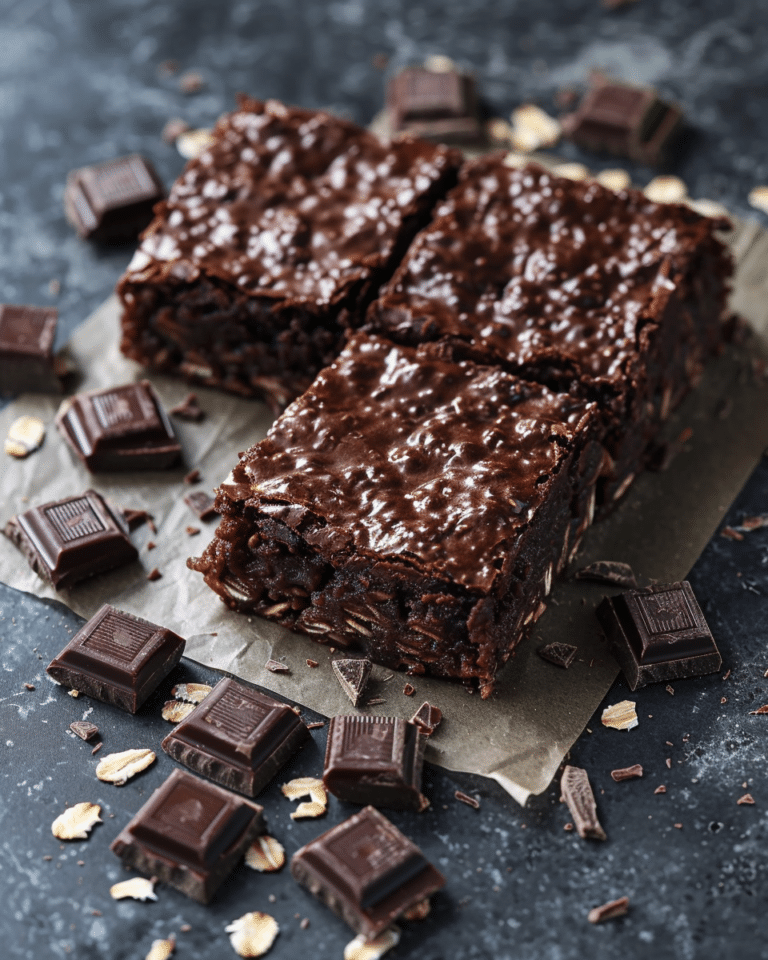 Baked Chocolate Brownie Oatmeal