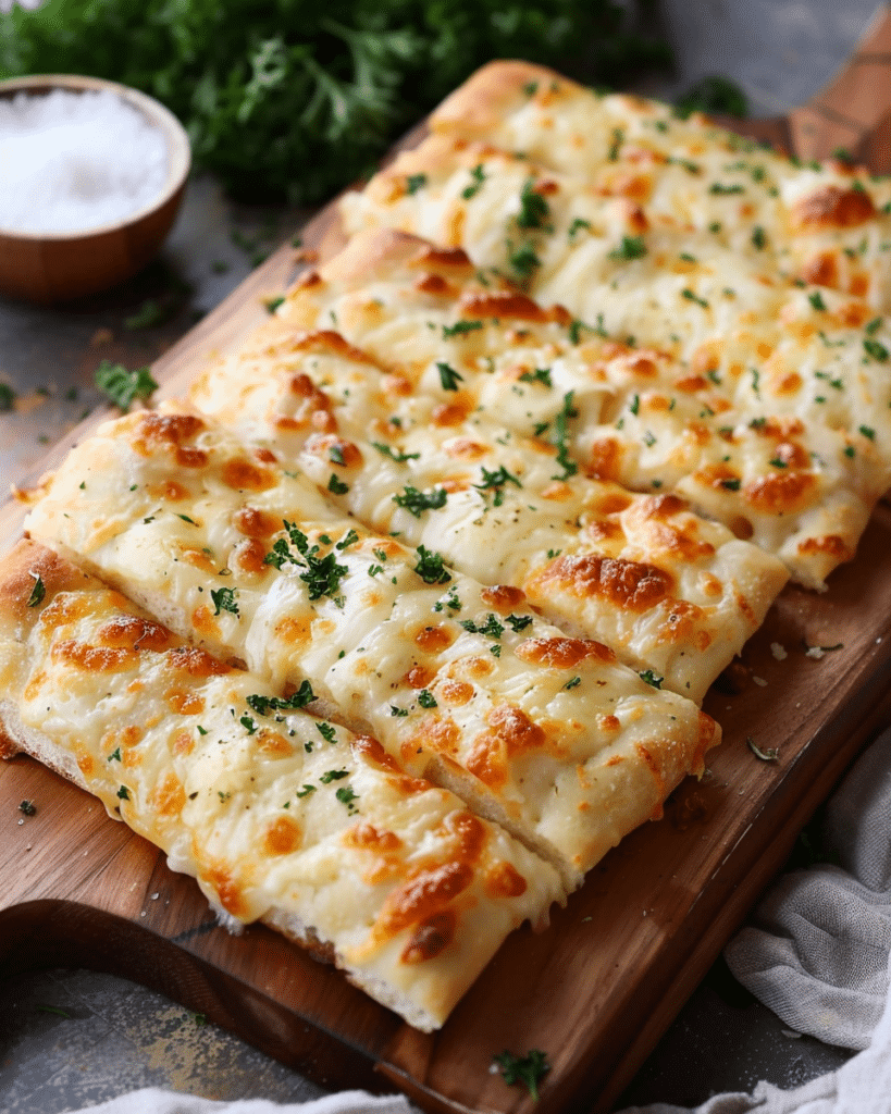 Cheesy Garlic Breadsticks