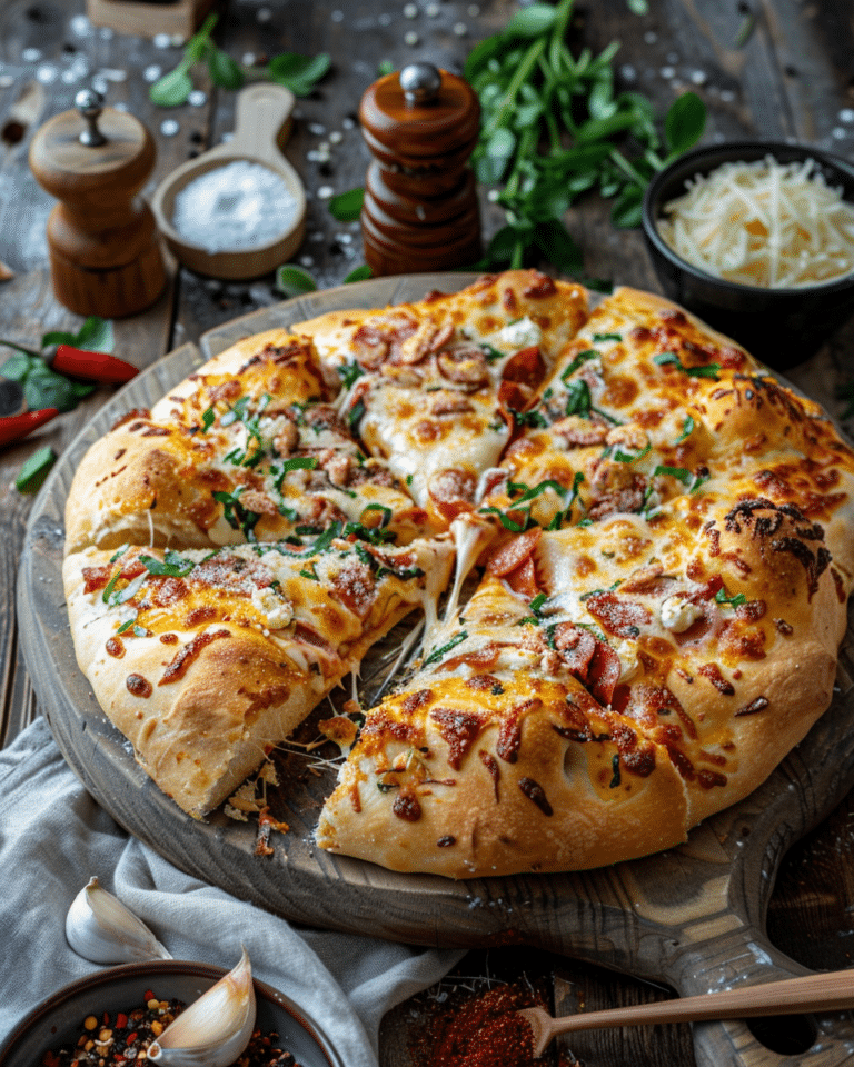 Stuffed Crust Pizza Snacks